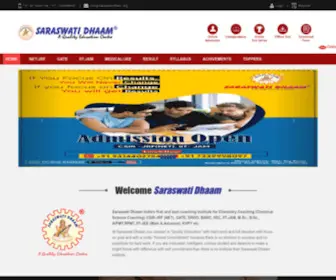 Saraswatidham.org(Saraswati Dham) Screenshot