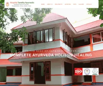 Sarathyayurveda.com(Sarathy Ayurvedic Hospital) Screenshot