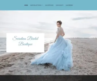 Saratina.com(Saratina Bridal Boutique) Screenshot