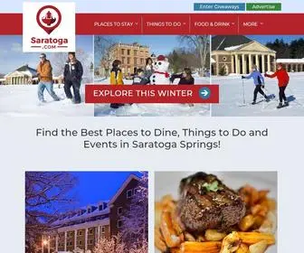 Saratoga.com(Visit Saratoga) Screenshot