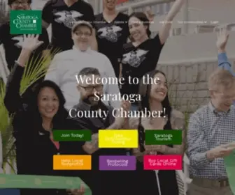 Saratoga.org(Saratoga County Chamber of Commerce) Screenshot