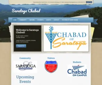 Saratogachabad.com(Saratoga Chabad) Screenshot