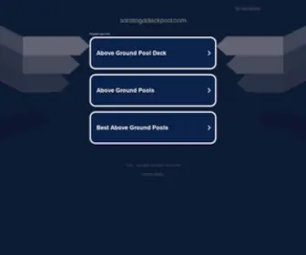Saratogadeckpool.com(saratogadeckpool) Screenshot