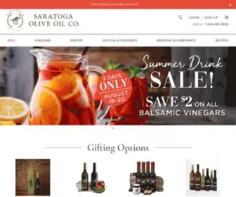 Saratogaoliveoil.com(Saratoga Olive Oil Company) Screenshot
