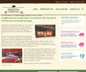 Saratogasweets.com(Saratoga Candy Co) Screenshot