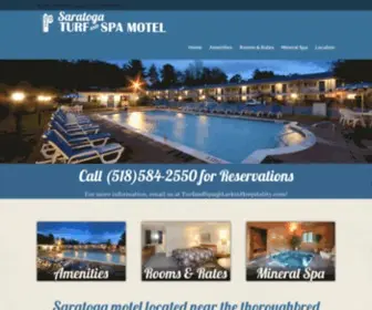 Saratogaturfandspa.com(Just another WordPress site Downtown Saratoga Springs Motel and Mineral Spa Near the Saratoga Racetrack) Screenshot