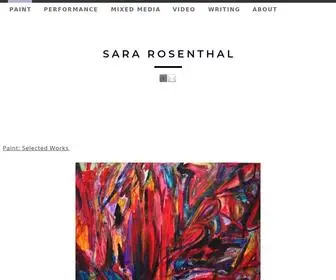 Saratrueart.com(SARA ROSENTHAL) Screenshot