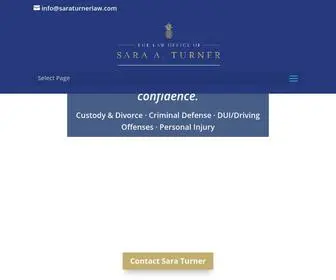 Saraturnerlaw.com(The Law Office of Sara Turner) Screenshot