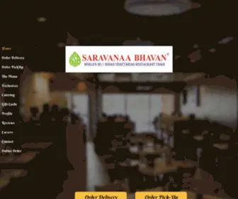 Saravanabhavan.ca(Saravanaa Bhavan) Screenshot