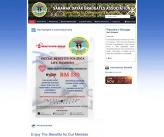 Sarawakdga.org.my(Committed to Community Excellence) Screenshot