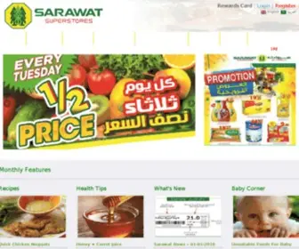 Sarawat.com.sa(Sarawat SuperStores) Screenshot