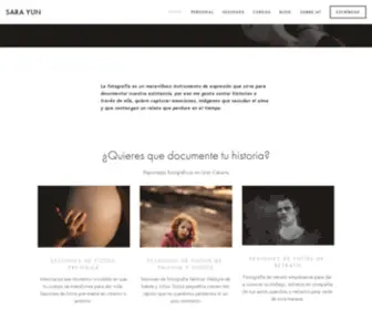 Sarayun.com(Sara Yun · Sesiones de Fotografía Las Palmas de Gran Canaria) Screenshot