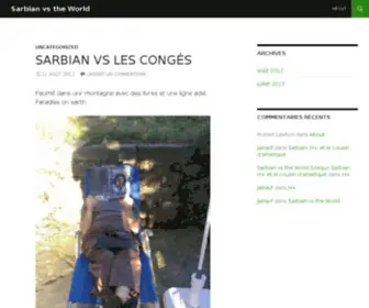 Sarbian.com(Sarbian vs the World) Screenshot