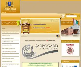 Sarbogard.hu(Sárbogárd) Screenshot