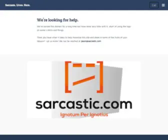 Sarcastic.com(Sarcasm) Screenshot