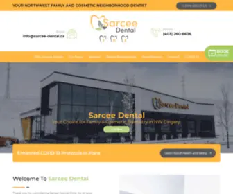 Sarcee-Dental.ca(Sarcee Dental) Screenshot