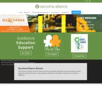 Sarcomaalliance.org(Sarcoma Alliance) Screenshot