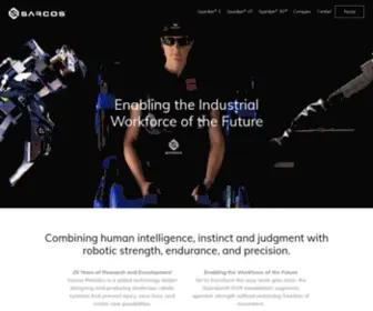 Sarcos.com(Sarcos Robotics) Screenshot