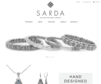 Sarda.com(Artisan Designs) Screenshot