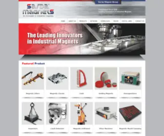 Sardamagnets.com(Sarda Magnets Group) Screenshot