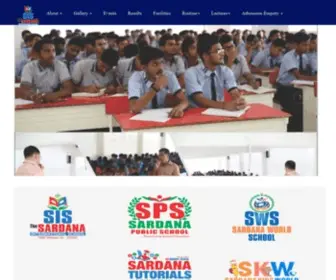 Sardanatutorials.com(Sardana International School) Screenshot