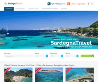 Sardegna-Travel.eu(Offerte Villaggi Sardegna con Nave Gratis) Screenshot