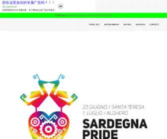 Sardegnapride.org(Sardegna Pride 2017) Screenshot