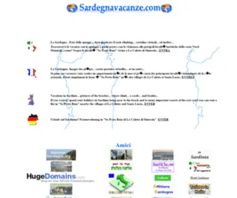 Sardegnavacanze.com(Dhtml script text coursor) Screenshot