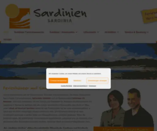 Sardinien-Sardinia.com(Ferienhäuser in Sardinien) Screenshot