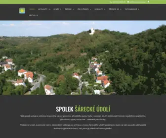 Sarecke-Udoli.cz(Úvodní stránka webu) Screenshot