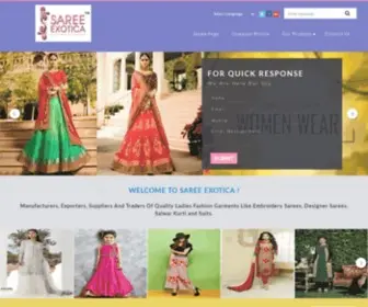 Sareeexotica.co(SAREE EXOTICA) Screenshot