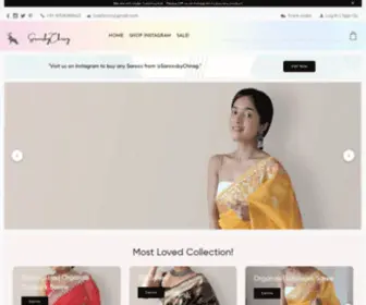 Sareesbychirag.com(Shop Wedding Sarees) Screenshot