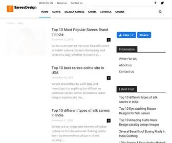 Sareesdesign.com(Sarees Design) Screenshot