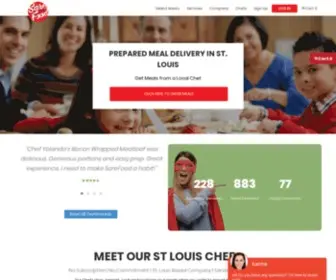 Sarefood.com(Sarefood prepared meal delivery service in St. Louis) Screenshot