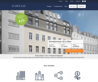 Sarego.de(Mit Sarego kann jeder ab 100 € direkt) Screenshot