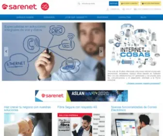 Sarenet.es(Proveedor de voz y datos para empresas) Screenshot