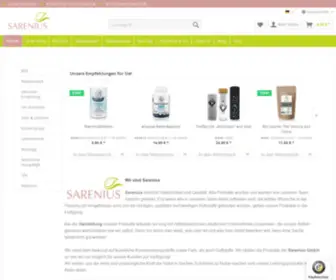 Sarenius.de(Naturkosmetik aus Deutschland) Screenshot