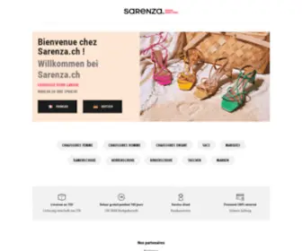 Sarenza.ch(Livraison gratuite de chaussures en Suisse) Screenshot