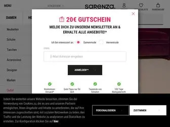 Sarenza.de(Mehr als 700 Schuh) Screenshot