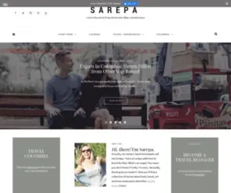 Sarepa.com(A travel blog about living abroad and calling Colombia home) Screenshot