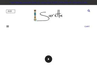 Saretta.com.au(Saretta Art & Design) Screenshot