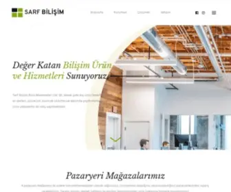 Sarfbilisim.com.tr(Sarf Bilişim) Screenshot