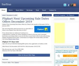 Sarfras.in(Online Shopping Discount Coupons Promotions & Offers) Screenshot
