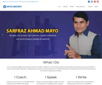 Sarfrazahmadmayo.com(Sarfraz Ahmad) Screenshot