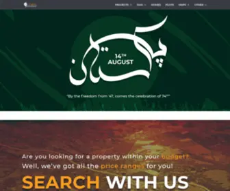 Sarfrazhamid.com(Real Estate Agent DHA Lahore Pakistan) Screenshot