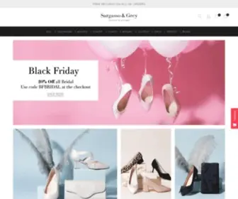 Sargassoandgrey.com(Designer Wide Fit Shoes) Screenshot
