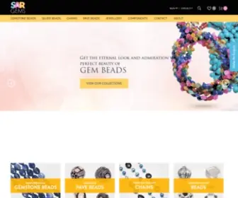 Sargems.com(Wholesale Gemstone Beads & Diamond Jewellery Findings Manufacturer & Suppliers) Screenshot