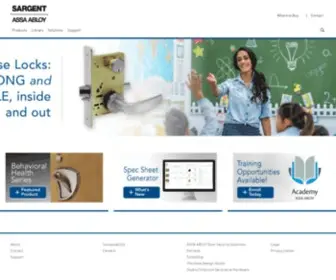 Sargentlock.com(Commercial Door Hardware) Screenshot