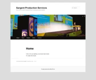 Sargentproductionservices.com(Sargent Production Services) Screenshot