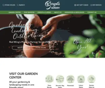 Sargentsnursery.com(Sargent's Nursery located in Red Wing MN) Screenshot